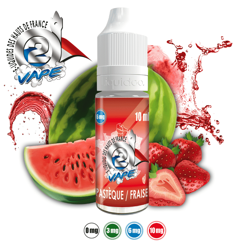 O2Vape e-liquide pastèque fraise